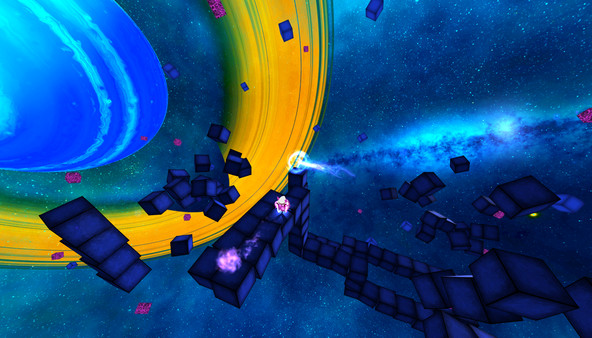 Deep Blue 3D Maze in Space game for Linux 1