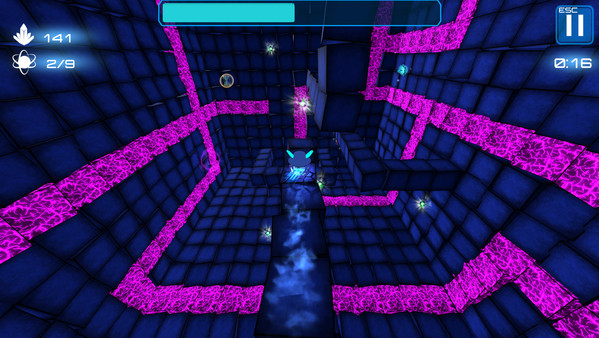 Deep Blue 3D Maze in Space for linux