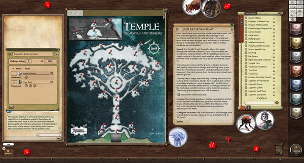 Скриншот из Fantasy Grounds - 3.5E⁄PFRPG: SH2: The Temple of Jewels and Mirrors