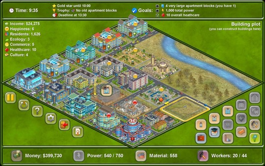 Megapolis minimum requirements