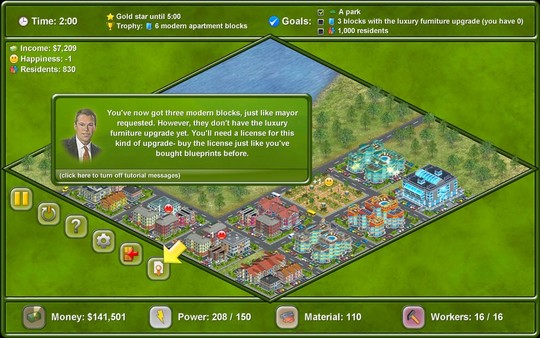 Megapolis requirements