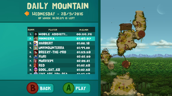 Скриншот из Frog Climbers