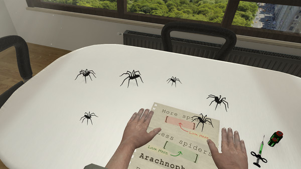 Arachnophobia minimum requirements