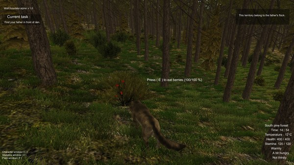 Wolf Simulator screenshot