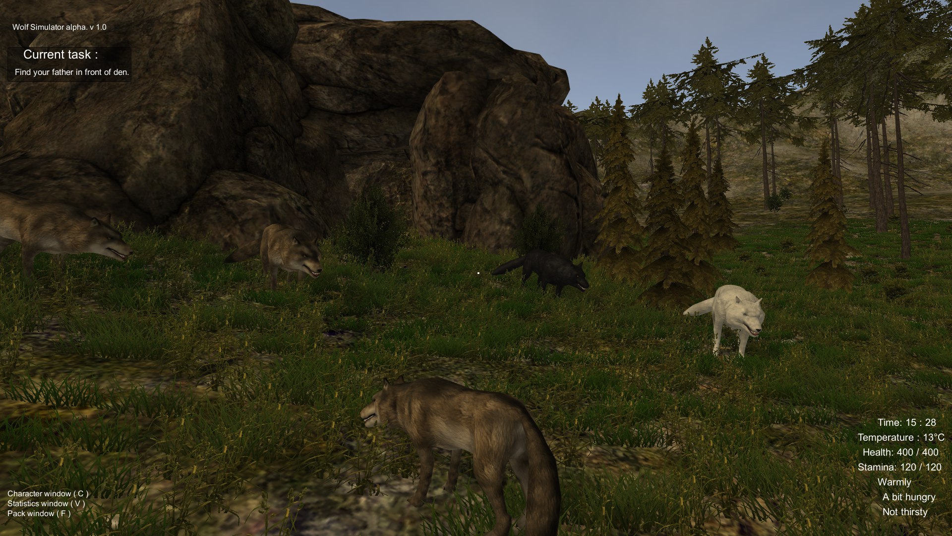 Wolf Simulation Game Wolf Simulation Game