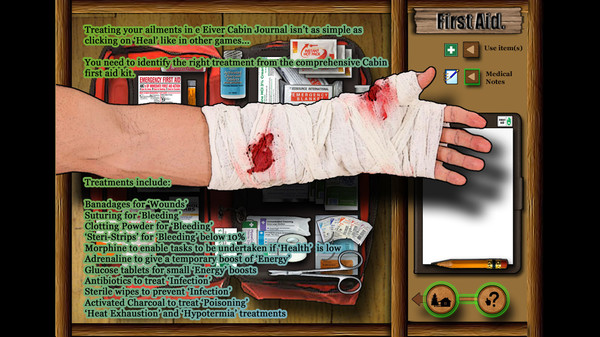 Скриншот из e-River Cabin Journal