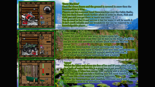 Скриншот из e-River Cabin Journal