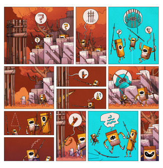 Скриншот из On Rusty Trails - The Digital Comic