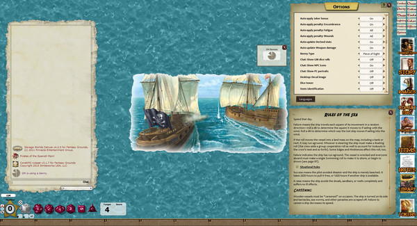 Скриншот из Fantasy Grounds - Savage Worlds Setting: Pirates