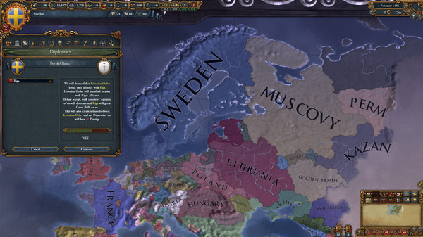 Скриншот из Europa Universalis IV: Rights of Man