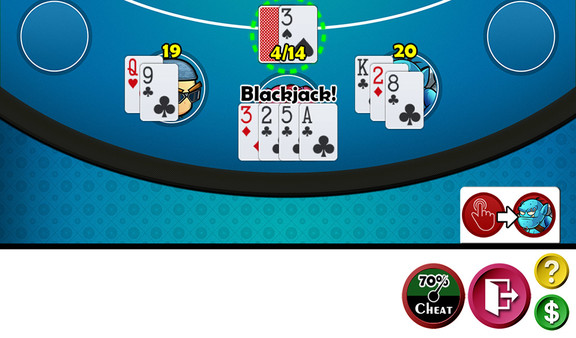 Скриншот из Cheaters Blackjack 21