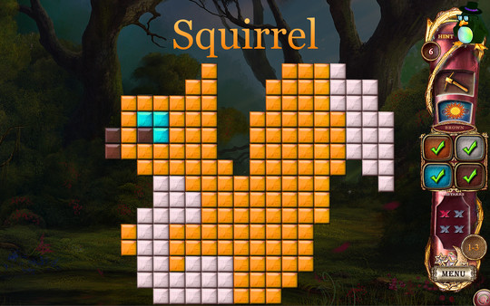 Скриншот из Fantasy Mosaics 14: Fourth Color