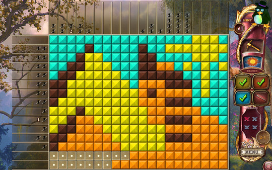 Fantasy Mosaics 14: Fourth Color game for Linux 1