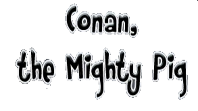 Conan the mighty pig Logo