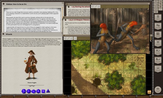 Скриншот из Fantasy Grounds - 5E: Legendary Beginnings: The Bandit's Cave