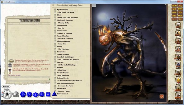 Скриншот из Fantasy Grounds - Deadlands Reloaded: Grim Prairie Tales