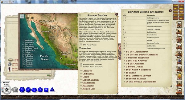 Скриншот из Fantasy Grounds - Deadlands: South 'o The Border Trail Guide