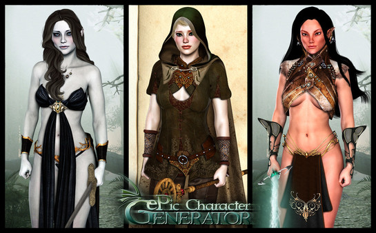 Скриншот из ePic Character Generator - Season #2: Female Elf