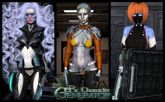 Скриншот из ePic Character Generator - Season #2: Female Sci-fi