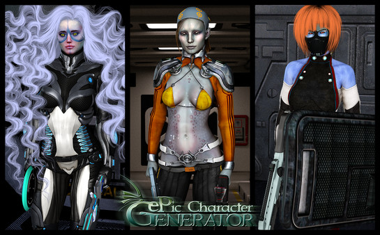 【图】ePic Character Generator – Season #2: Female Sci-fi(截图2)