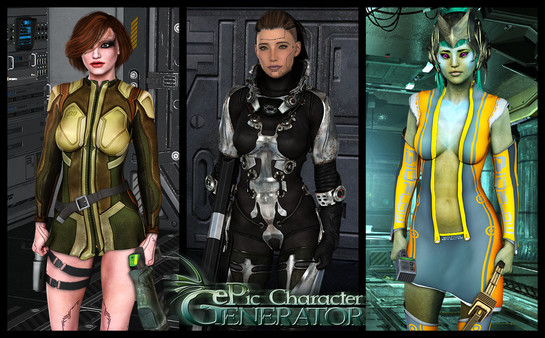 Скриншот из ePic Character Generator - Season #2: Female Sci-fi