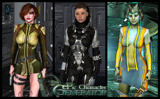 【图】ePic Character Generator – Season #2: Female Sci-fi(截图3)