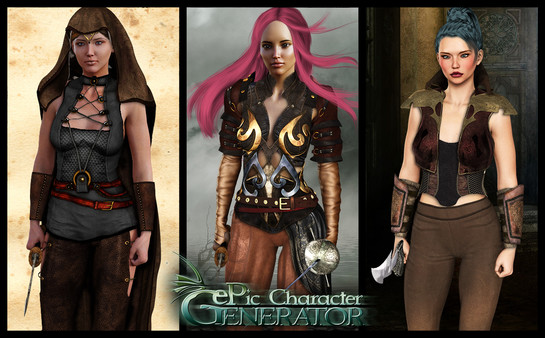 Скриншот из ePic Character Generator - Season #2: Female Adventurer #1