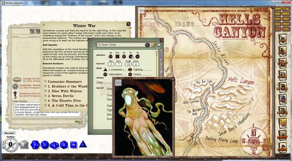 Скриншот из Fantasy Grounds - Deadlands: The Great Northwest Trail Guide