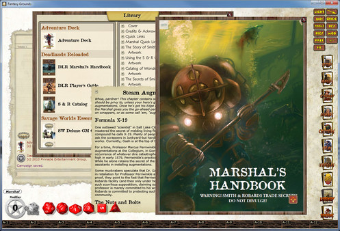 Скриншот из Fantasy Grounds - Deadlands: The 1880 Smith & Robards Catalog