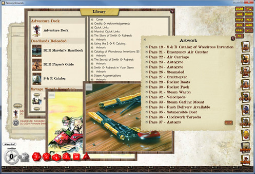 Скриншот из Fantasy Grounds - Deadlands: The 1880 Smith & Robards Catalog
