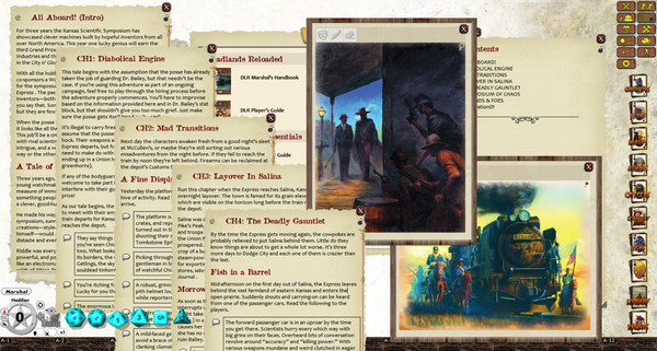 Скриншот из Fantasy Grounds - Deadlands Reloaded: Murder on the Hellstromme Express