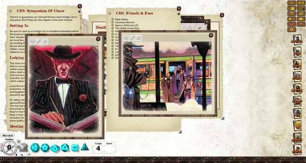 Скриншот из Fantasy Grounds - Deadlands Reloaded: Murder on the Hellstromme Express