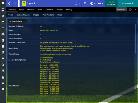 скриншот Football Manager Touch 2017 - Foreign Influx 1