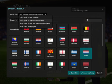 скриншот Football Manager Touch 2017 - National Management 0