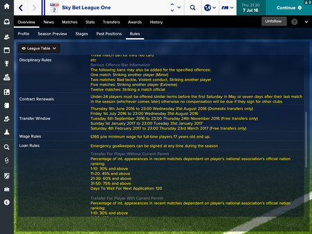 скриншот Football Manager Touch 2017 - No Loan Restrictions 1