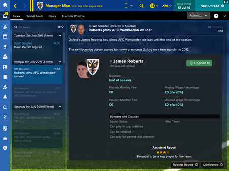 скриншот Football Manager Touch 2017 - No Loan Restrictions 0