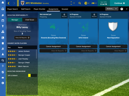 скриншот Football Manager Touch 2017 - Unlimited Scouting 2