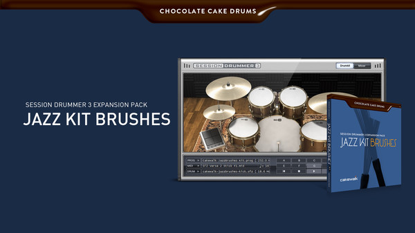 Скриншот из Xpack - SD3: Chocolate Cake Drums - Jazz Kit Brushes