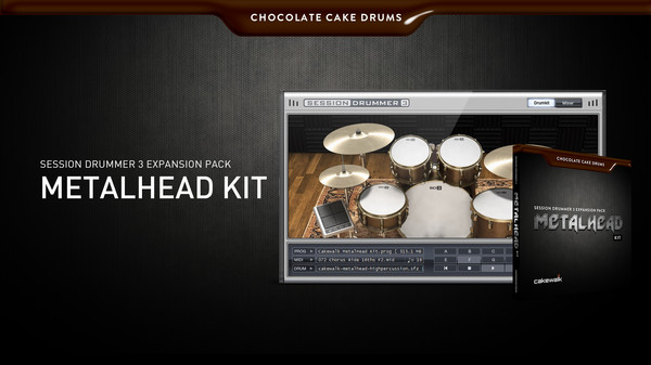 Скриншот из Xpack - SD3: Chocolate Cake Drums - MetalHead Kit