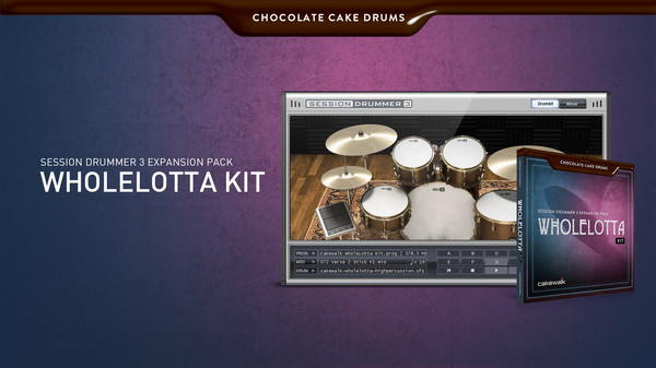 Скриншот из Xpack - SD3: Chocolate Cake Drums - WholeLotta Kit