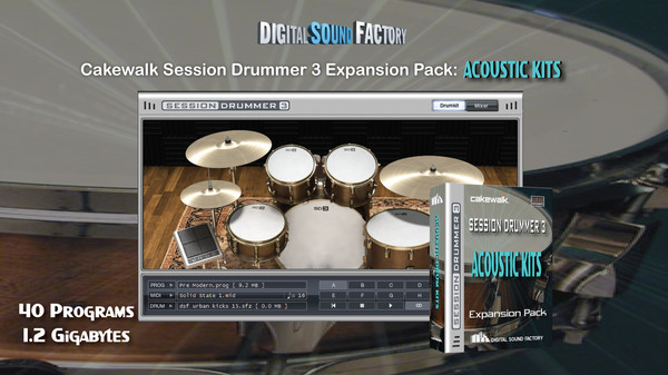 Скриншот из Xpack - SD3: Digital Sound Factory - Acoustic Kits