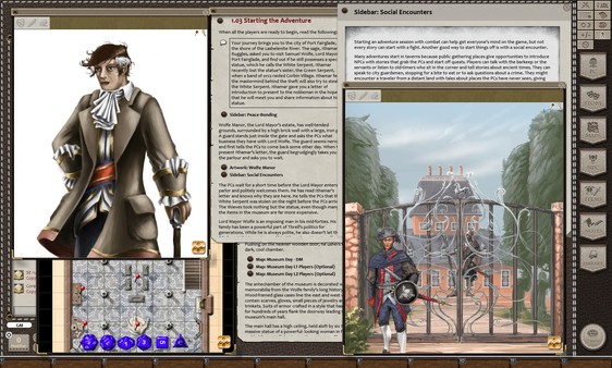 Скриншот из Fantasy Grounds - Trail of the apprentice: The King's Curse