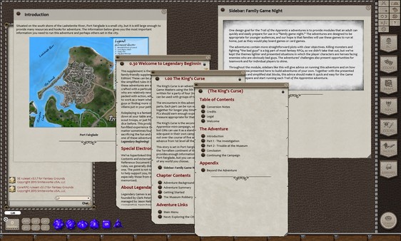 Скриншот из Fantasy Grounds - Trail of the apprentice: The King's Curse