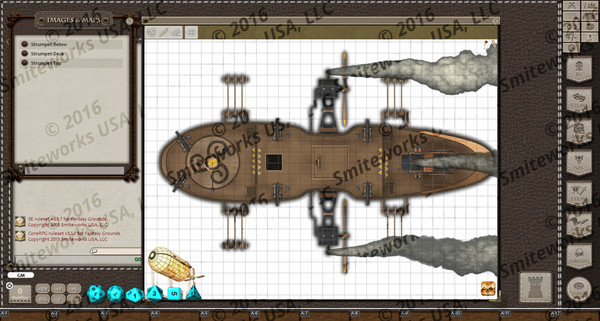 скриншот Fantasy Grounds - Dreams of Steam 2: The Foul Strumpet (Map Pack) 0