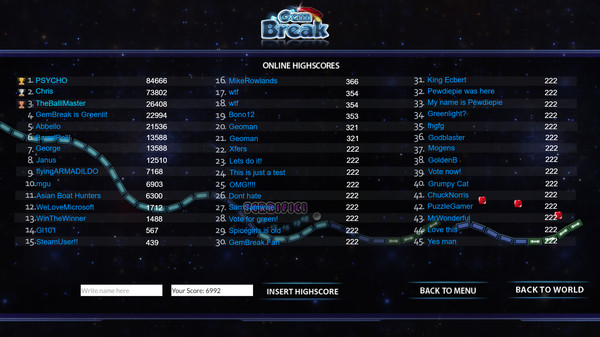 Скриншот из GemBreak