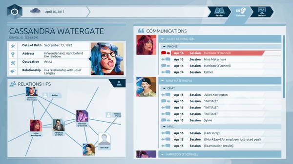 Orwell: Keeping an Eye On You game for Linux 1