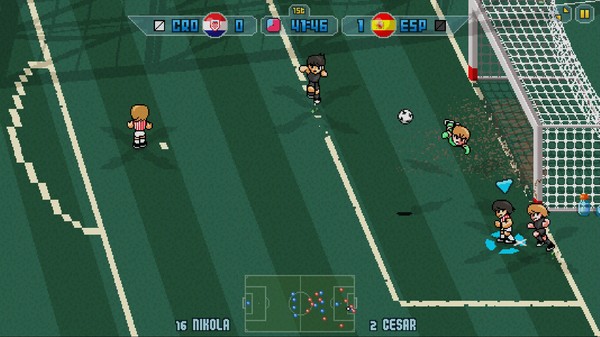 Скриншот из Pixel Cup Soccer 17