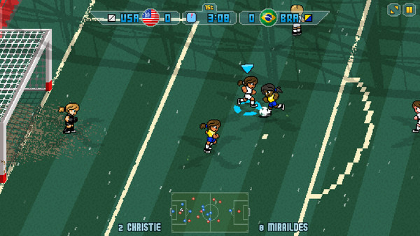 Скриншот из Pixel Cup Soccer 17