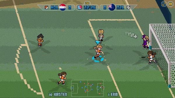 Скриншот из Pixel Cup Soccer 17