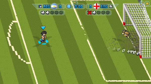 Скриншот из Pixel Cup Soccer 17